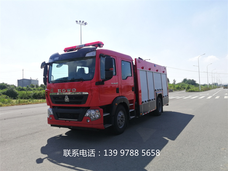 江特牌JDF5170GXFSG60型水罐消防车