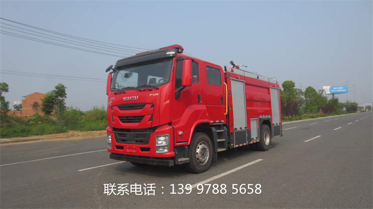 江特牌庆铃6吨泡沫消防车（国六）